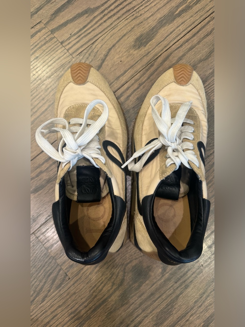 Loewe Beige and Black Woman’s Sneakers